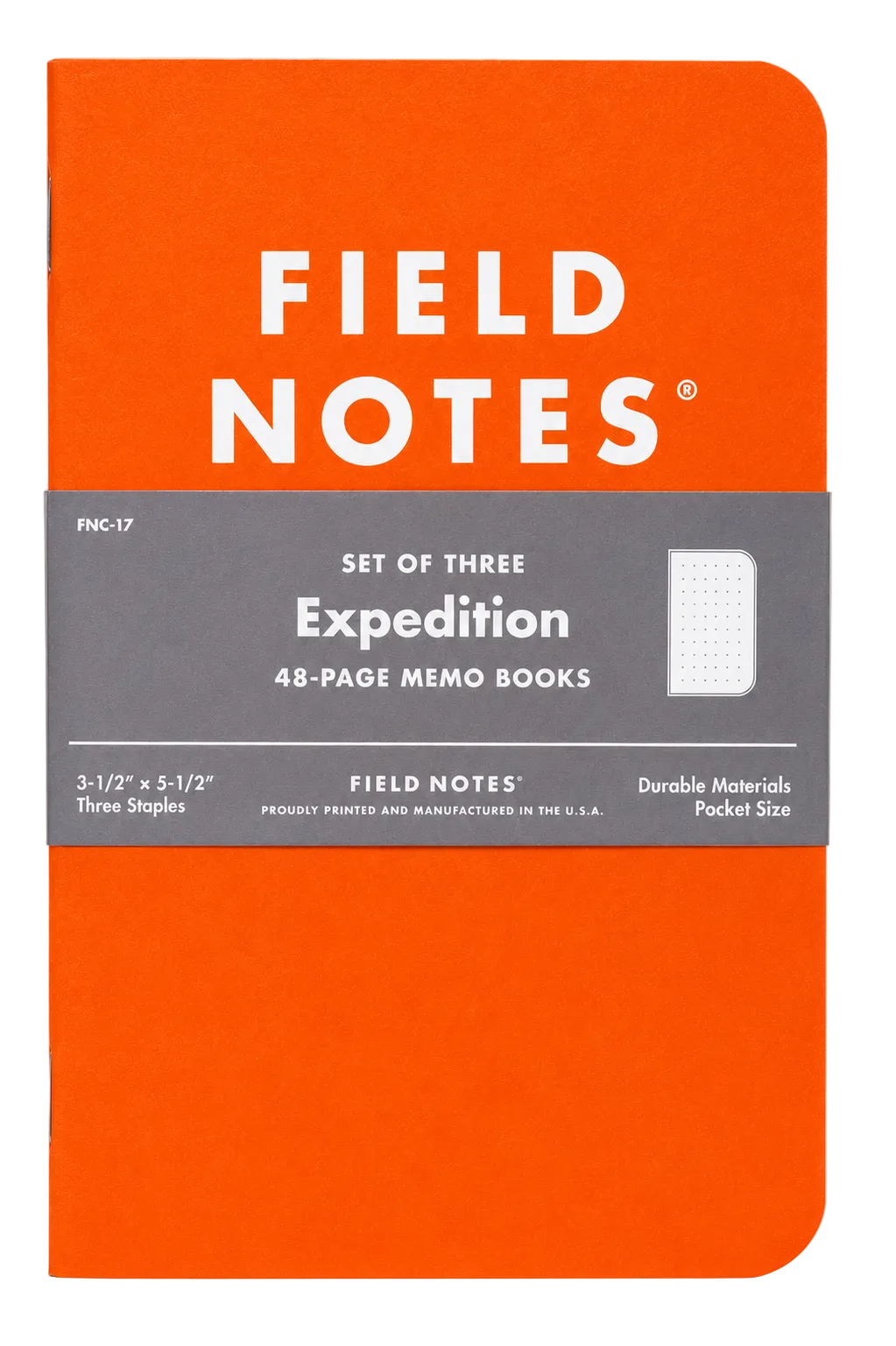 Field Notes Expedition Waterproof Notebooks - 3 Pack