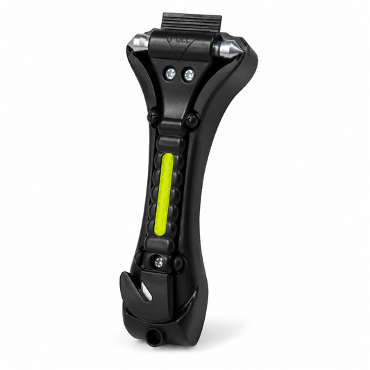 Emergency Window Breaker with Seatbelt Cutter