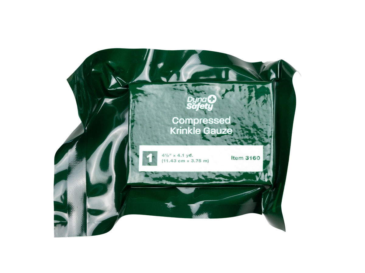 Dynarex Z-Folded Krinkle Gauze 4.5" x 4.1 yds
